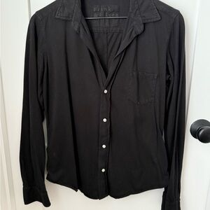 Frank & Eileen Black Button-Down Shirt